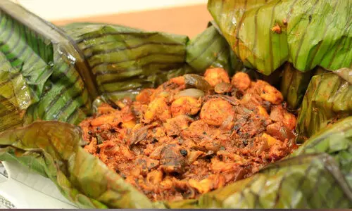 രുചിയൂറും ചെമ്മീൻ കിഴി രുചിയൂറും ചെമ്മീൻ കിഴി