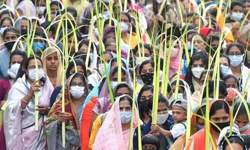 ഓ​ശാ​ന പെ​രു​ന്നാ​ളി​നൊ​രു​ങ്ങി ബംഗളൂരുവിലെ പ​ള്ളി​ക​ൾ