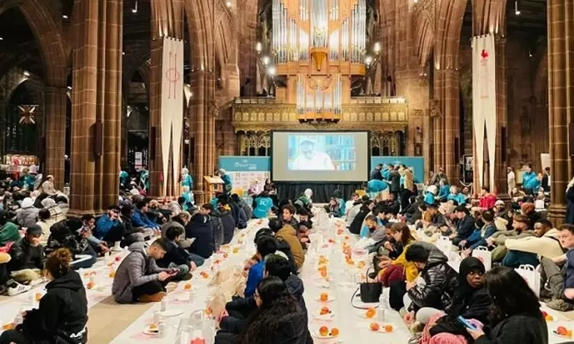 Muslim prayers echo at UK Manchester Cathedral