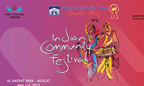 ഇ​ന്ത്യ​ൻ ക​മ്യൂ​ണി​റ്റി ഫെ​സ്റ്റി​വ​ൽ മേ​യ് അ​ഞ്ച്, ആ​റ്​ തീ​യ​തി​ക​ളി​ൽ