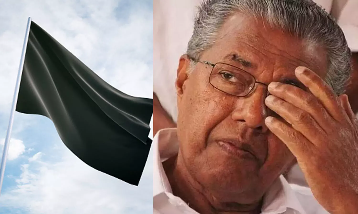Black flag, Pinarayi Vijayan