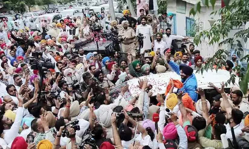 Navjot Sidhus Gratitude tweet day after release from jail Navjot Sidhus Gratitude tweet day after release from jail