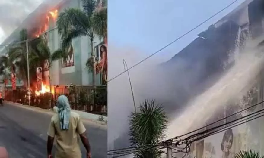 Jayalakshmi Silks Fire