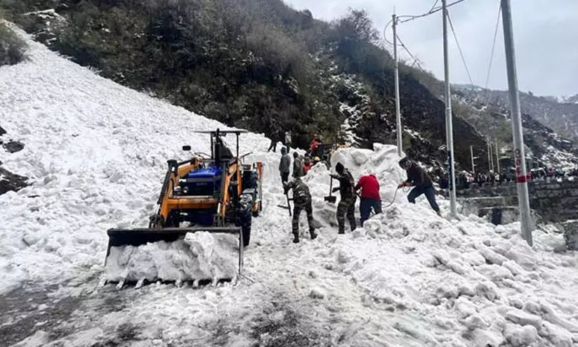snowfall in sikkim