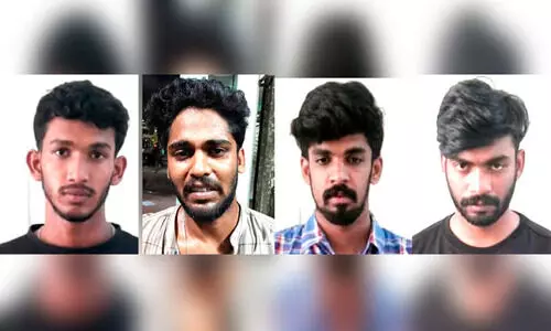 രാസലഹരിയുമായി നാല് യുവാക്കൾ പിടിയിൽ