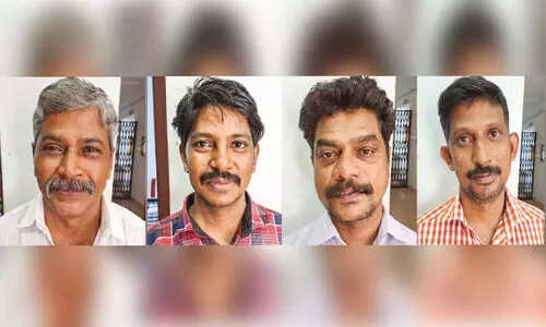 24 കി​ലോ വെ​ടി​മ​രു​ന്നും പ​ട​ക്ക​നി​ർ​മാ​ണ സാ​മ​ഗ്രി​ക​ളും സൂ​ക്ഷി​ച്ച സം​ഭ​വം: നാ​ലു​പേ​ർ പി​ടി​യി​ൽ