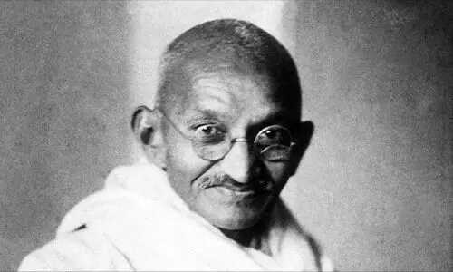 Mahatma Gandhi.