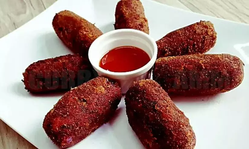 ചി​ക്ക​ൻ ചീ​ര സ്പ്രി​ങ് റോ​ൾ