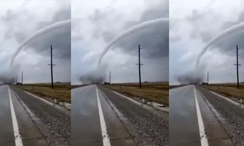 Tornado storm attack Tornado storm attack