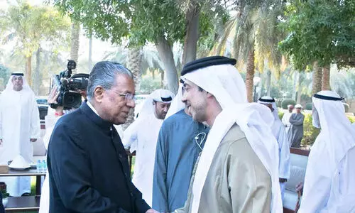 പു​തി​യ വൈ​സ്​ പ്ര​സി​ഡ​ന്‍റി​ന്​ അ​ഭി​ന​ന്ദ​ന​വു​മാ​യി മു​ഖ്യ​മ​ന്ത്രി