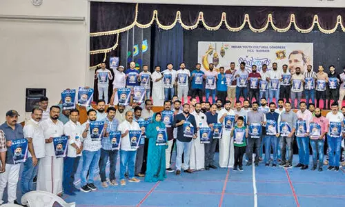 രാ​ഹു​ൽ ഗാ​ന്ധി​ക്ക് ഐ​ക്യ​ദാ​ർ​ഢ്യം പ്ര​ഖ്യാ​പി​ച്ച് ഐ.​വൈ.​സി.​സി