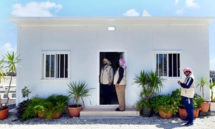 ഭൂകമ്പ ദുരിതാശ്വാസം; സിറിയയിൽ യു.എ.ഇ 1000 വീടുകൾ നിർമിച്ചു ഭൂകമ്പ ദുരിതാശ്വാസം; സിറിയയിൽ യു.എ.ഇ 1000 വീടുകൾ നിർമിച്ചു