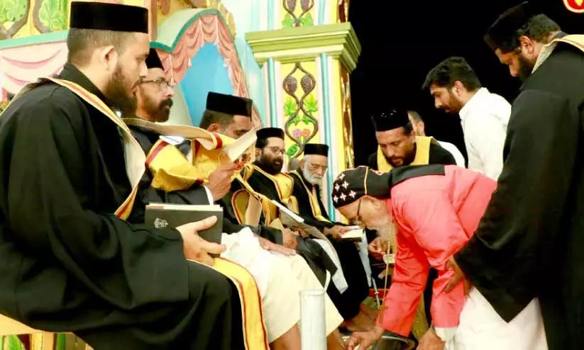 അന്ത്യഅത്താഴ സ്മരണയിൽ പെസഹ ആചരണം