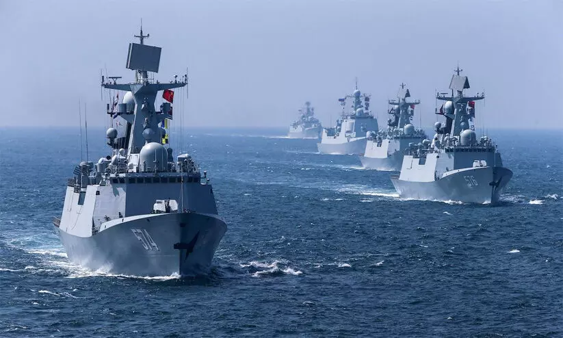 China sends warship China sends warship