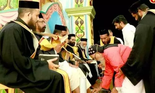 അന്ത്യഅത്താഴ സ്മരണയിൽ പെസഹ ആചരണം