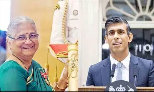 Sudha murty, Rishi Sunak