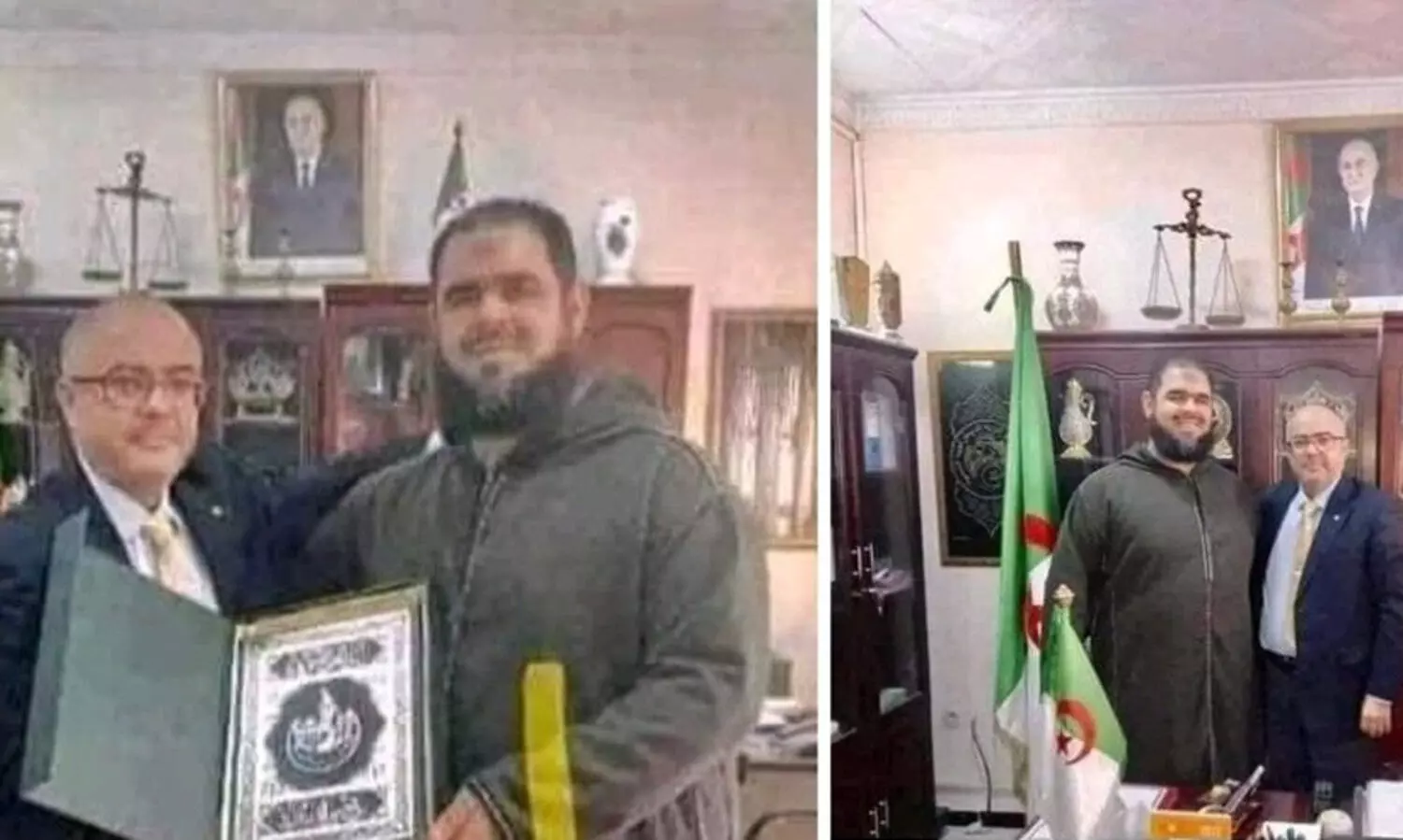 തറാവീഹ് നമസ്‌കാരത്തിനിടെ പൂച്ചയോട് വാത്സല്യം കാണിച്ച ഇമാമിന് അൾജീരിയൻ സർക്കാറിന്‍റെ ആദരം