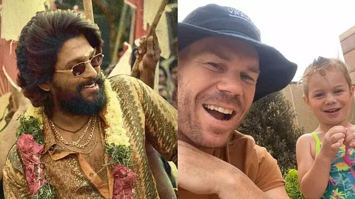 Allu Arjun receives special birthday wish from David Warner and his daughter