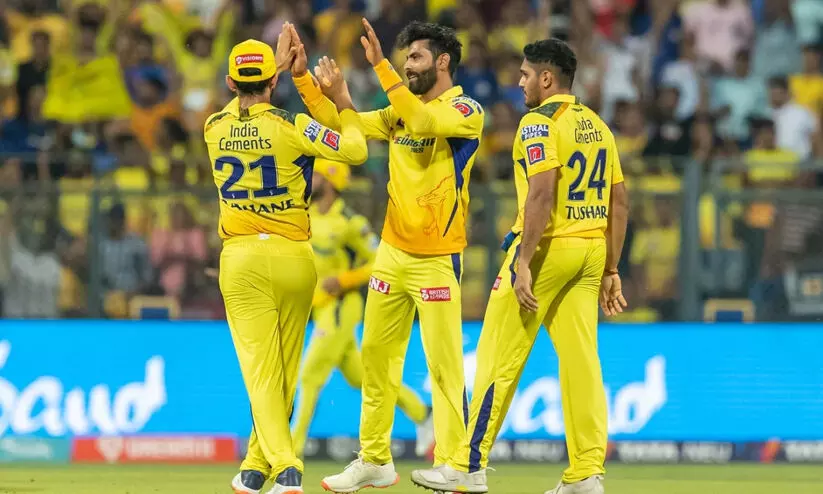 ജദേജക്ക് മൂന്ന് വിക്കറ്റ്; മുംബൈക്കെതിരെ ചെന്നൈക്ക് 158 റൺസ് വിജയലക്ഷ്യം ജദേജക്ക് മൂന്ന് വിക്കറ്റ്; മുംബൈക്കെതിരെ ചെന്നൈക്ക് 158 റൺസ് വിജയലക്ഷ്യം