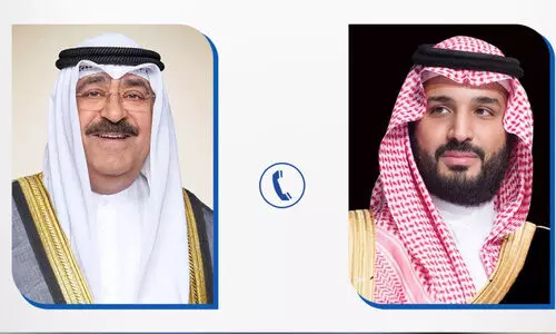 സൗ​ഹൃ​ദം പു​തു​ക്കി കി​രീ​ടാ​വ​കാ​ശി​ക്ക് സൗ​ദി​യി​ൽ​നി​ന്ന് ഫോ​ൺ കാ​ൾ