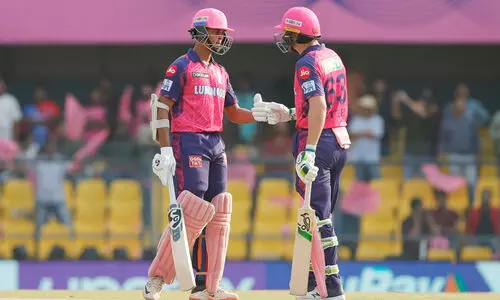 ജയ്സ്‍വാളിനും ബട്‍ലർക്കും അർധ സെഞ്ച്വറി; രാജസ്ഥാനെതിരെ ഡൽഹിക്ക് 200 റൺസ് വിജയലക്ഷ്യം