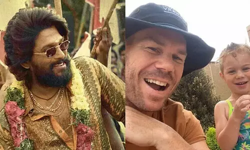 Allu Arjun receives special birthday wish from David Warner and his daughter