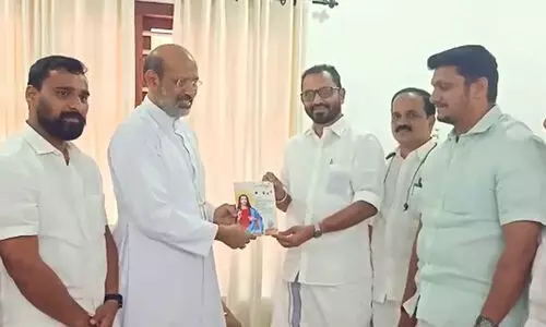 Meeting of BJP leaders with Bishop of Thamarassery