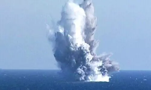 ആ​ണ​വ സു​നാ​മി മു​ന്ന​റി​യി​പ്പു​മാ​യി ഉ​ത്ത​ര​കൊ​റി​യ; വെ​​ള്ള​​ത്തി​​ന​​ടി​​യി​​ലൂ​​ടെ​യു​ള്ള ഡ്രോ​​ൺ പ​​രീ​​ക്ഷ​​ണം വീ​ണ്ടും ന​ട​ത്തി