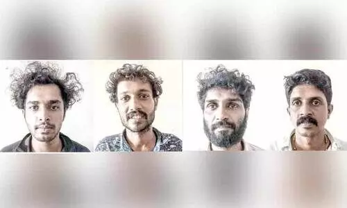 യുവാവിനെ ഭീഷണിപ്പെടുത്തി പണവും എ.ടി.എം കാർഡും തട്ടിയെടുത്ത നാലുപേർ പിടിയിൽ