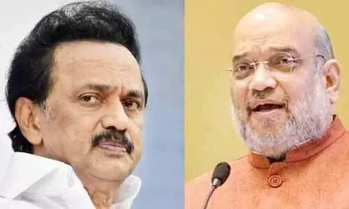 MK Stalin, Amit Shah