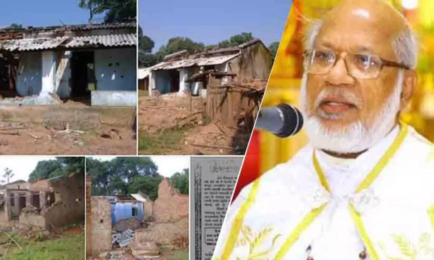 തല്ലിത്തകര്‍ത്ത ഈ വീടുകള്‍ ആരുടേതാണെന്ന് ആലഞ്ചേരിക്ക് അറിയാമോ? -കെ. സഹദേവൻ