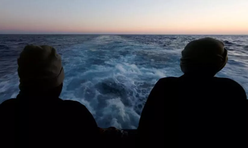 migrant boat Mediterranean