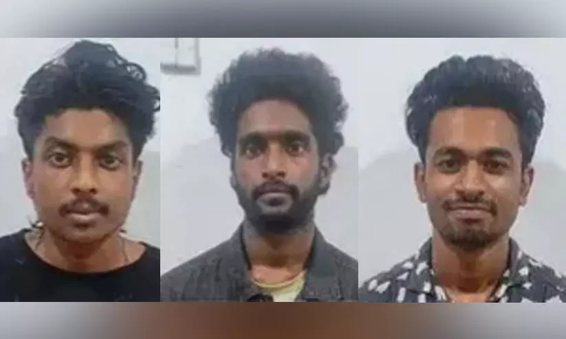 Ganja case Kollam natives were arrested Ganja case Kollam natives were arrested