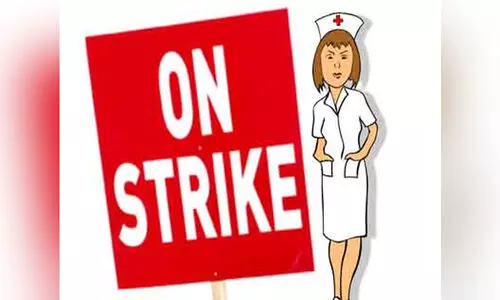 Nurses strike