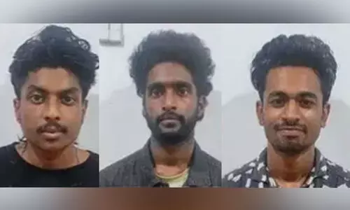 Ganja case Kollam natives were arrested