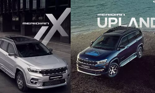 ഓഫ് റോഡിൽ അപ്‌ലാൻഡ്, സ്റ്റൈലൻ എക്‌സ്; ജീപ്പ് മെറിഡിയൻ പ്രത്യേക പതിപ്പുകൾ എത്തി