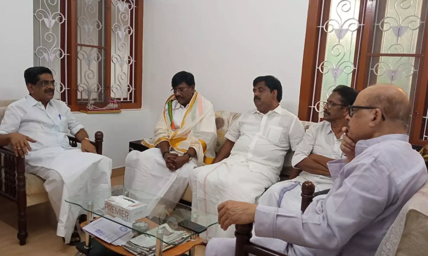 Mullapalli Ramachandran had a meeting with Tariq Anwar