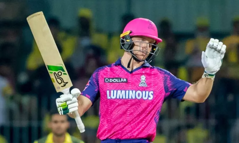 വീണ്ടും സംപൂജ്യനായി സഞ്ജു; രക്ഷകനായി ബട്ലർ, ചെന്നൈക്ക് ജയിക്കാൻ 176 വീണ്ടും സംപൂജ്യനായി സഞ്ജു; രക്ഷകനായി ബട്ലർ, ചെന്നൈക്ക് ജയിക്കാൻ 176