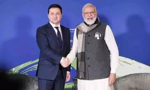 Volodymyr Zelensky, PM modi