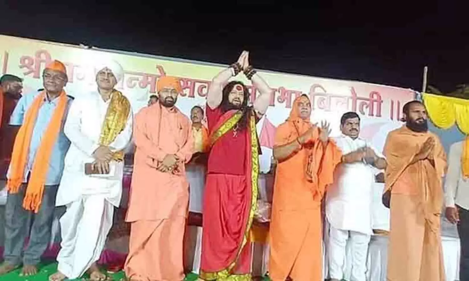 Hindu Seer Kalicharan Booked for alleged hate speech at Nanded Rally
