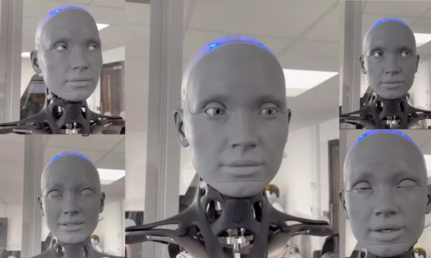 മുഖത്ത് ഭാവങ്ങൾ വിരിയും, വിവിധ ഭാഷകൾ സംസാരിക്കും; നെറ്റിസൺസിനെ പേടിപ്പിച്ച് അമേക്ക റോബോട്ട് - വിഡിയോ കാണാം