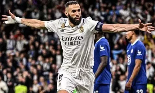 ബെർണബ്യുവിൽ ‘90ന്റെ നിറവിൽ’ ബെൻസീമ; ചെൽസിക്കെതിരെ ആദ്യപാദം കടന്ന് റയൽ