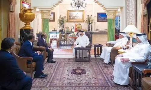 King Hamad, MA Yusuff Ali