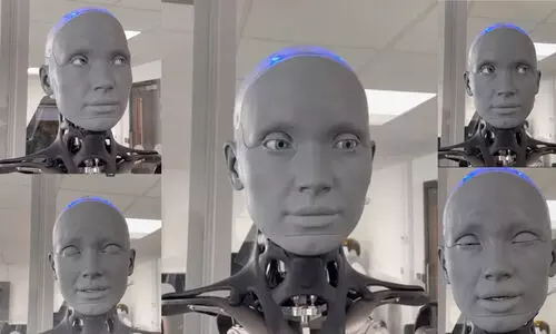 മുഖത്ത് ഭാവങ്ങൾ വിരിയും, വിവിധ ഭാഷകൾ സംസാരിക്കും; നെറ്റിസൺസിനെ പേടിപ്പിച്ച് അമേക്ക റോബോട്ട് - വിഡിയോ കാണാം