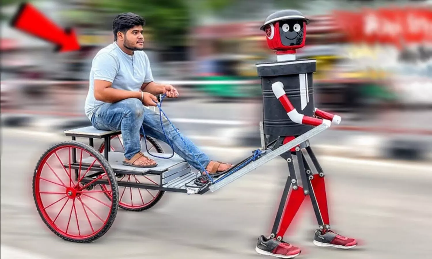 Surat students, develop robot,