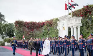 ശൈഖ് മുഹമ്മദ് കൈറോയിൽ; അൽ സീസിയുമായി കൂടിക്കാഴ്ച നടത്തി ശൈഖ് മുഹമ്മദ് കൈറോയിൽ; അൽ സീസിയുമായി കൂടിക്കാഴ്ച നടത്തി