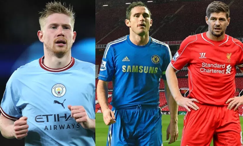 പ്രീമിയർ ​ലീഗിലെ എക്കാലത്തെയും മികച്ച മിഡ്ഫീൽഡറായി കെവിൻ ഡിബ്രൂയിൻ; പിന്നിലാക്കിയത് ജെറാഡ്, ലംപാർഡ് എന്നിവരെ