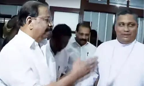 Mar Joseph Pamplany, K Sudhakaran