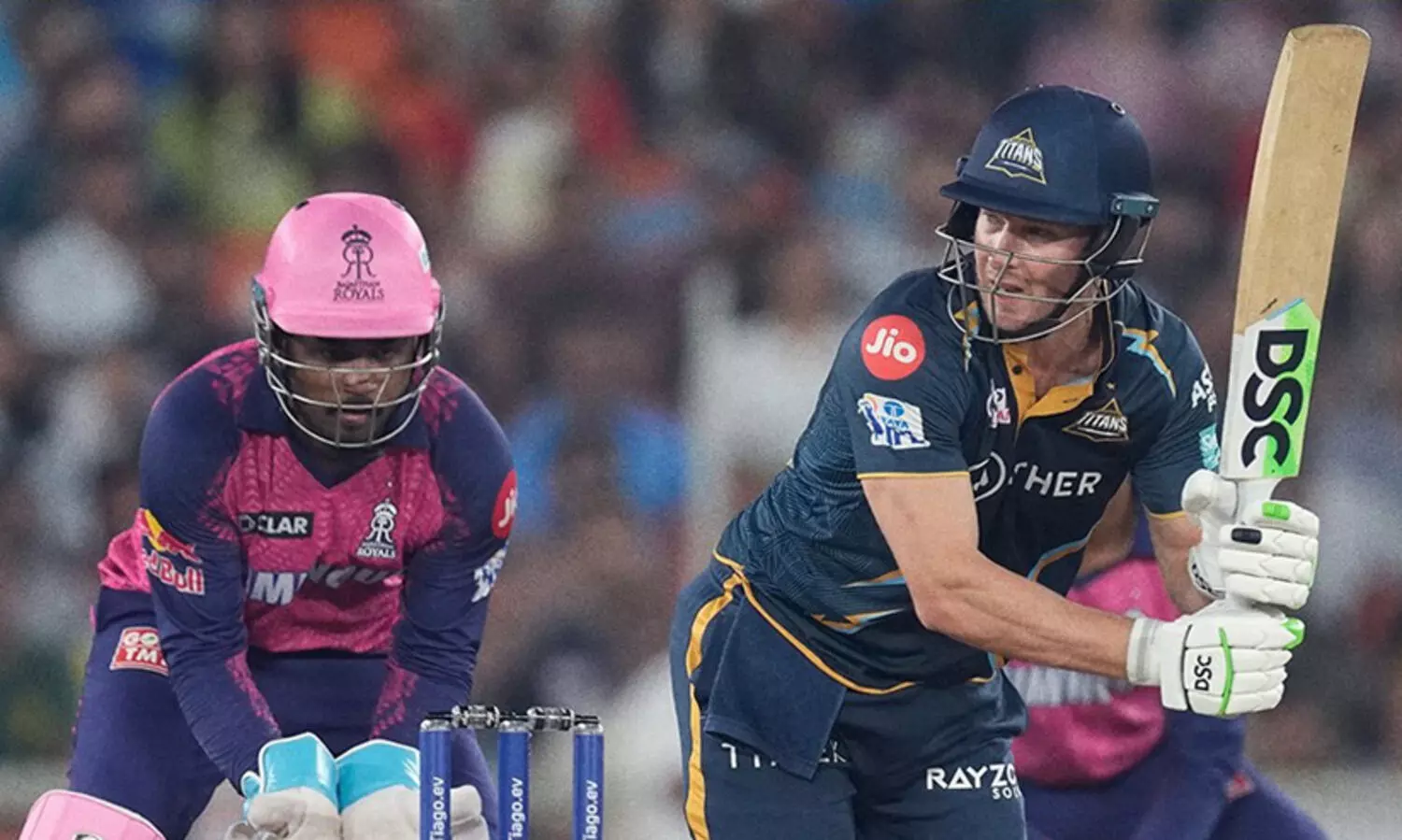 ഗുജറാത്തിന് തുണയായി ഗില്ലും മില്ലറും; രാജസ്ഥാന് ജയിക്കാൻ 178