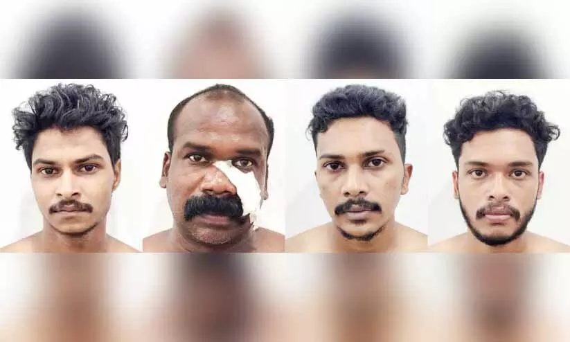 കറുകച്ചാലിൽ യുവാവിനെ കൊലപ്പെടുത്താൻ ശ്രമിച്ച നാലുപേർ അറസ്റ്റിൽ കറുകച്ചാലിൽ യുവാവിനെ കൊലപ്പെടുത്താൻ ശ്രമിച്ച നാലുപേർ അറസ്റ്റിൽ
